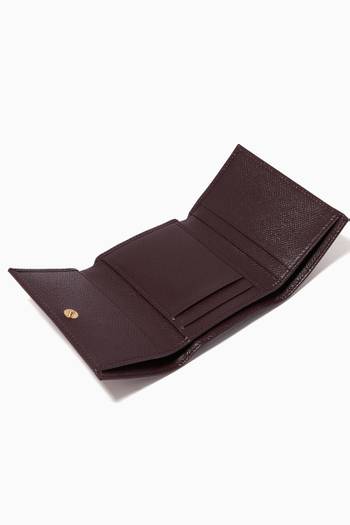 hover state of Small Continental Wallet in Dauphine Leather