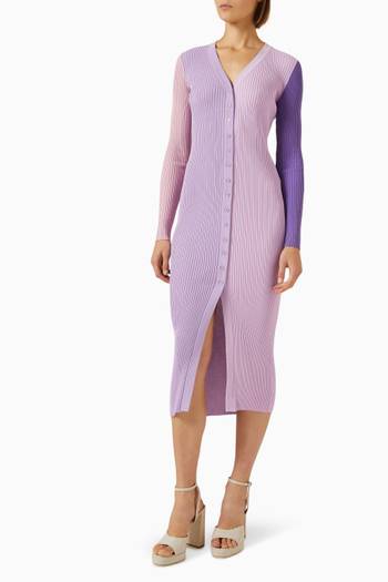 hover state of Shoko Sweater Dress in Ribbed Knit