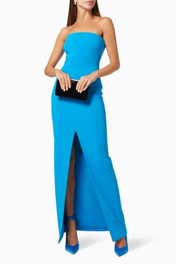 hover state of Bysha Crêpe Evening Gown  