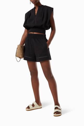 hover state of Sleeveless Top in French Terry   