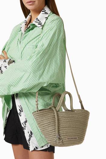 hover state of Ibiza Small Basket Bag in Cord