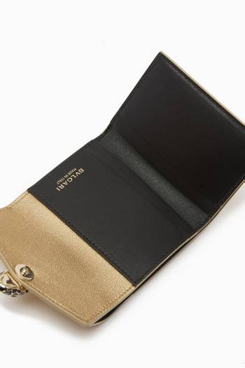 hover state of Serpenti Trifold Wallet in Leather