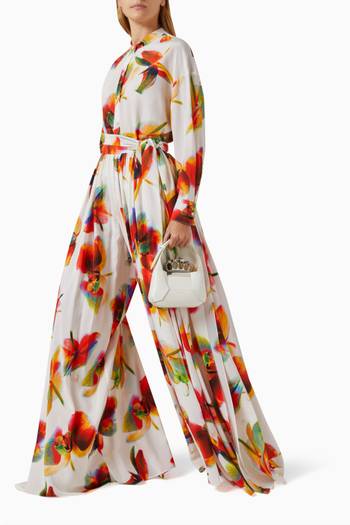 hover state of Floral-print Palazzo Pants