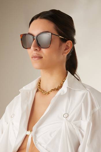 hover state of Nerea Square Frame Sunglasses in Acetate