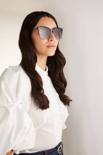 hover state of Nerea Square Frame Sunglasses in Acetate