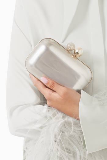 hover state of Mother of Pearl Clutch Bag