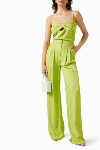 hover state of Wide-leg Pants in Viscose