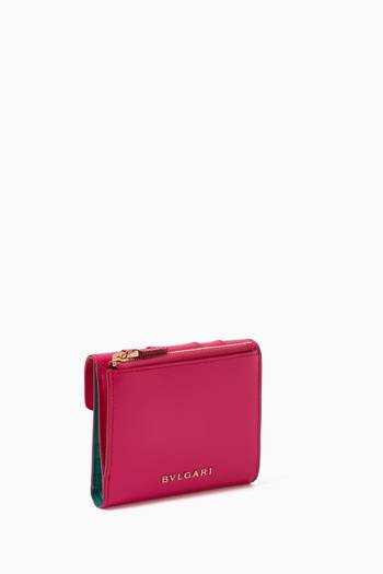 hover state of Serpenti Forever Trifold Wallet in Leather