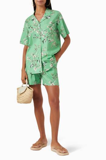 hover state of Josephine Printed Shorts in Cotton