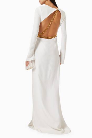 hover state of Twist Chain Maxi Dress in Jersey
