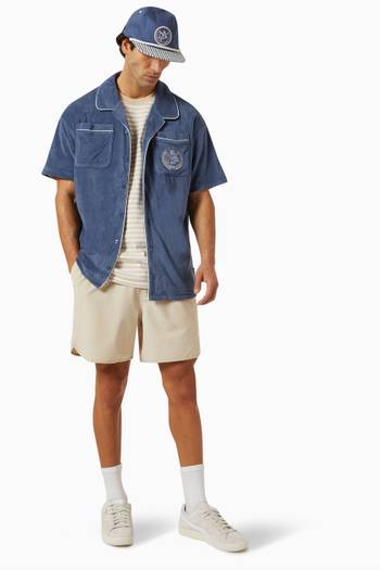 hover state of MMQ Service Line Shorts in Cotton-jersey