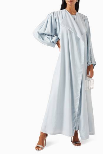 hover state of Abaya Set in Cotton-chiffon