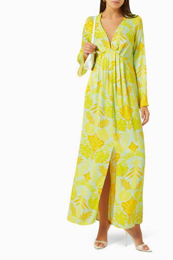 hover state of Palm Angie Maxi Dress in Viscose