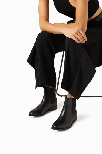 hover state of Maeve Booties in Smooth Leather
