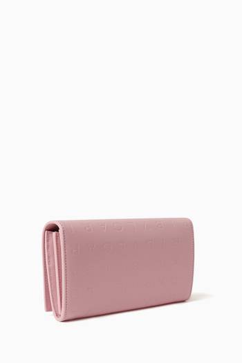 hover state of Logo Infinitum Long Wallet in Calf Leather