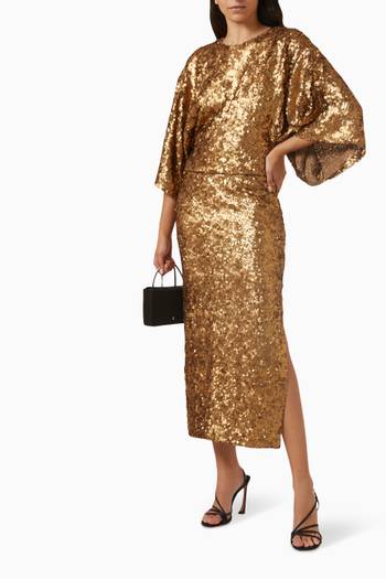 hover state of Flared-sleeves Top in Sequins