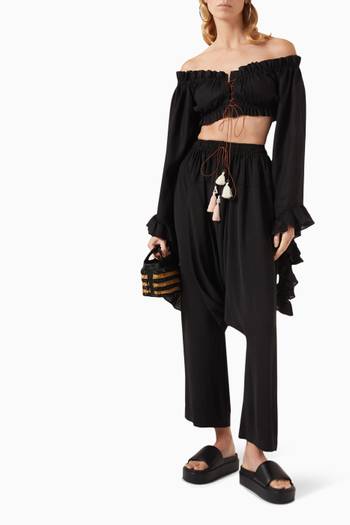 hover state of Tassel Pants in Modal