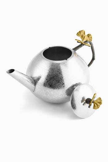 hover state of Butterfly Ginkgo Round Teapot