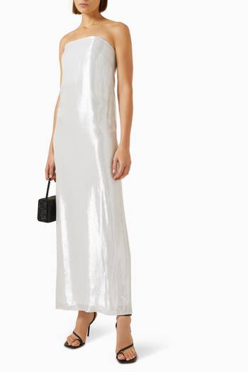 hover state of Casey Maxi Dress in Satin