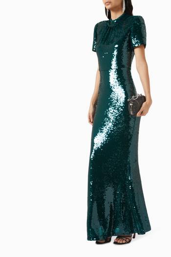hover state of Maxi Dress in Sequin