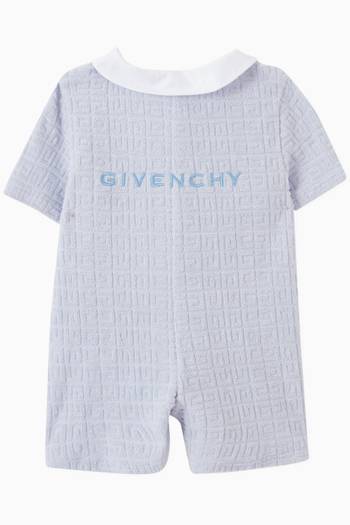 hover state of Logo Romper in Cotton