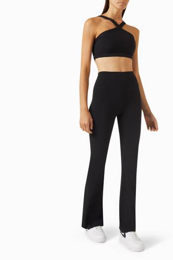 hover state of Raquel High-waist Airweight 32" Flared Pants