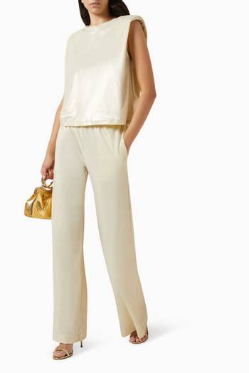 hover state of Sun Wide-leg Pants in Jersey