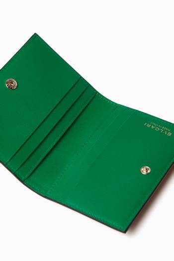 hover state of Serpenti Forever Bifold Card Holder in Calfskin
