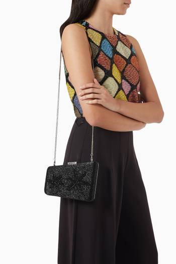 hover state of Carmella Beaded Clutch Bag in Rayon