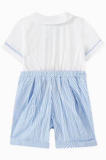 hover state of Shirt Romper in Cotton