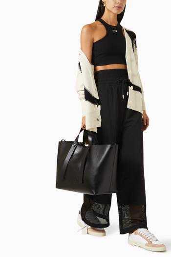 hover state of Medium Day Off Tote Bag in Leather