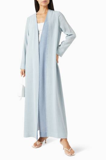 hover state of Shurooq Long Jacket in Rayon-blend