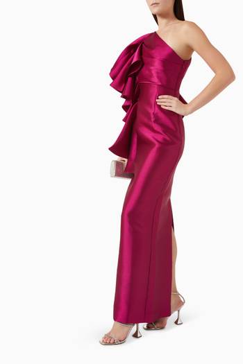 hover state of Barney Maxi Dress in Twill