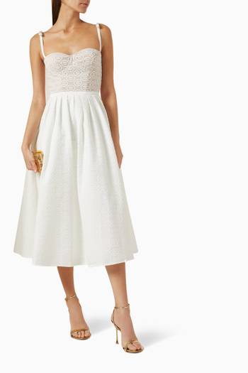 hover state of Ariana Midi Dress in Lace