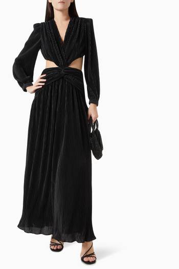 hover state of Eden Cut-out Maxi Dress