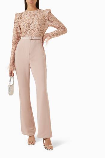 hover state of Eli Jumpsuit in Lace