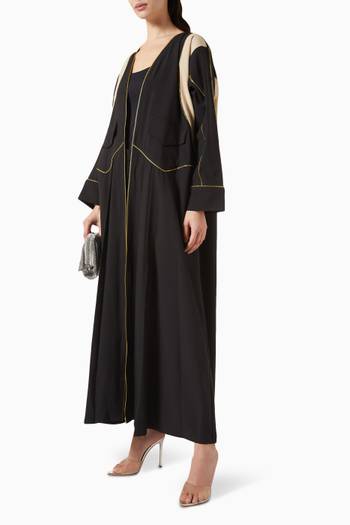 hover state of Formal Abaya in Crepe