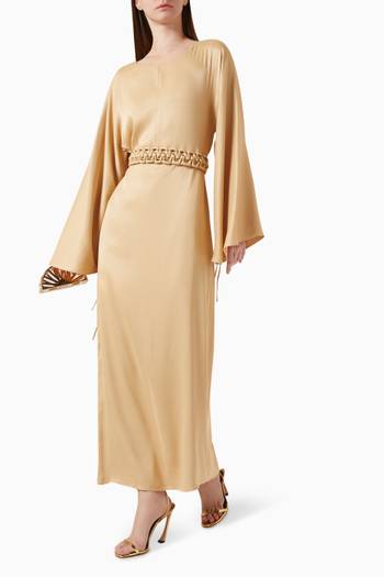 hover state of Braided-belt Maxi Dress