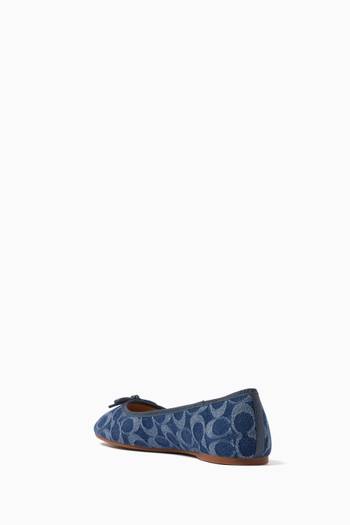 hover state of Abigail Ballet Flats in Denim