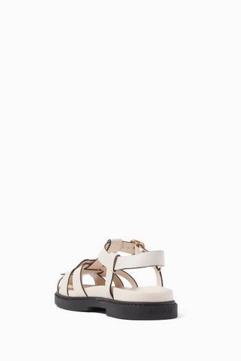 hover state of Bella Fisherman Sandals in Leather