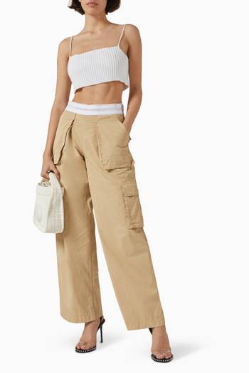 hover state of Cargo Rave Pants in Cotton-twill