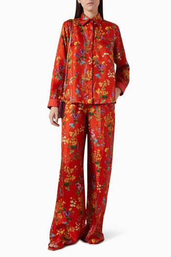 hover state of Yuppy Long Pants in Silk Twill