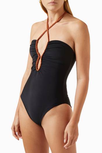 hover state of Saint Tropez One-piece Swimsuit in Lycra