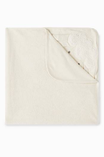 hover state of Lamb Hooded Towel in Organic Cotton