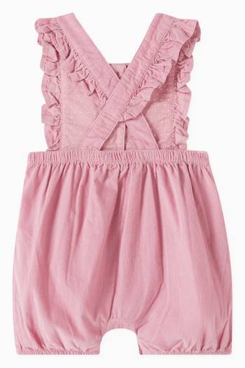 hover state of Ruffle Romper in Corduroy