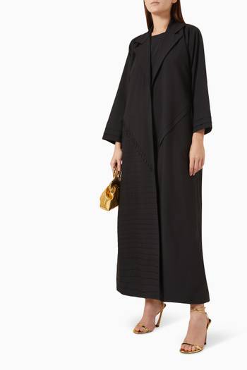 hover state of Daily Bead-embellished Abaya in Crepe
