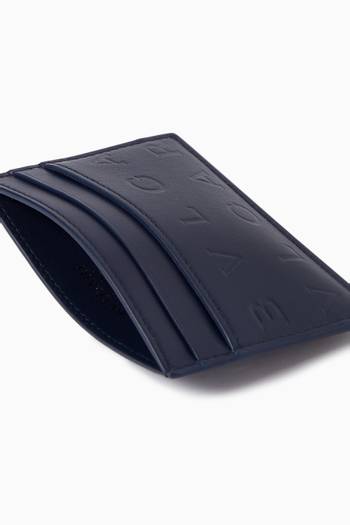 hover state of Logo Infinitum Card Holder in Leather