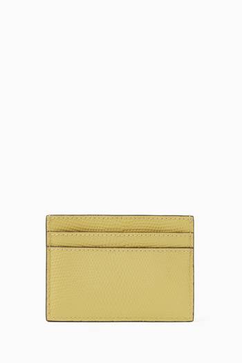 hover state of Umika Card Holder in Textured Leather