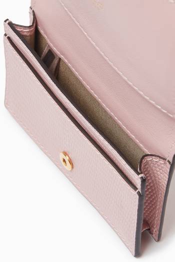 hover state of Nello Wallet in Textured Leather