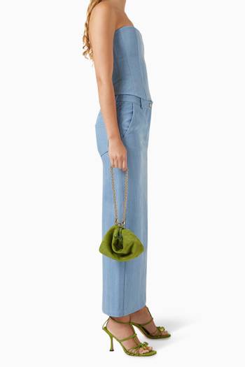 hover state of Mini Callie Clutch Bag in Suede